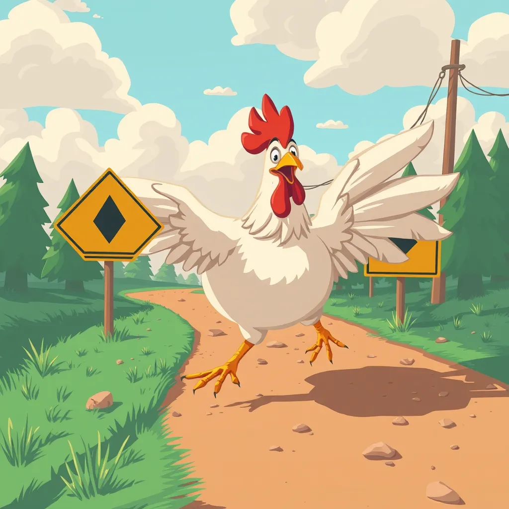 Interfaz del juego Chicken Road